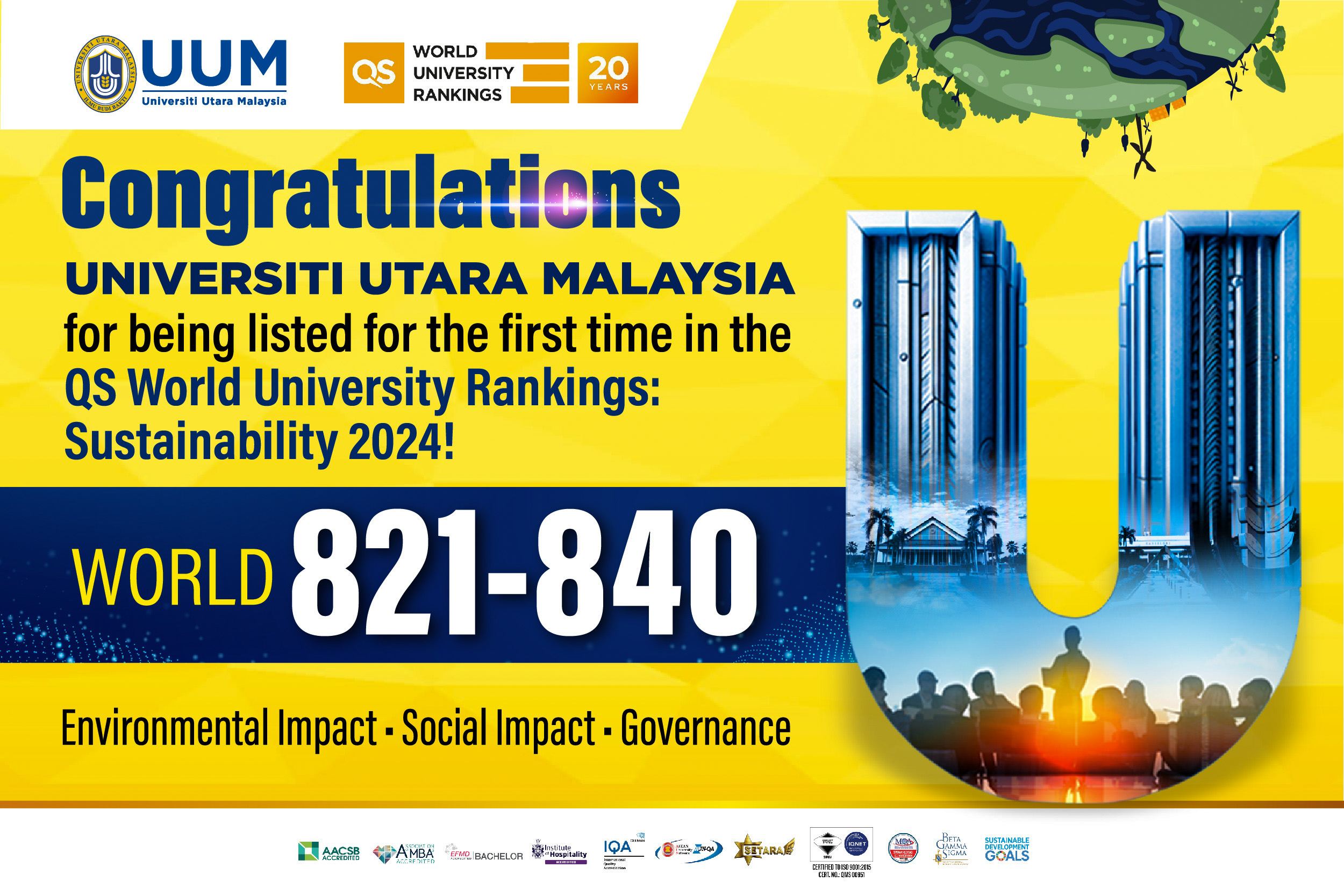 AMALAN ESG UUM DIIKTIRAF GLOBAL