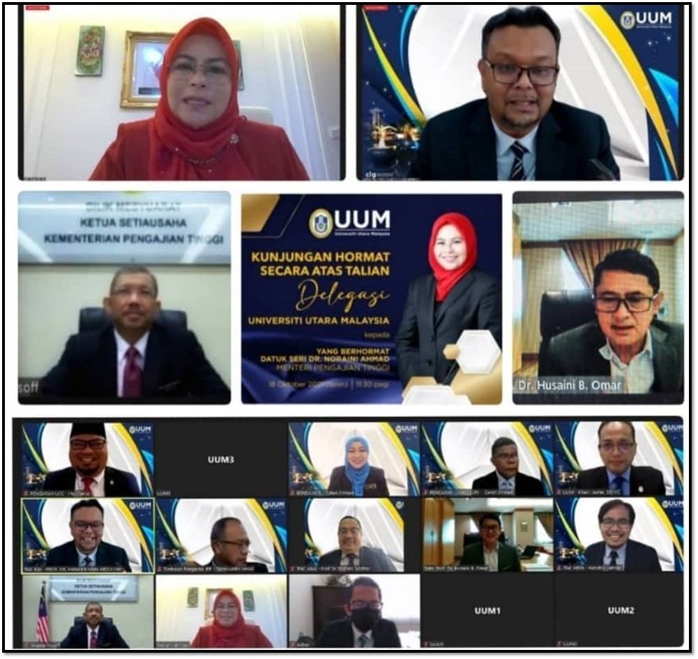 kunjungan hormat menteri