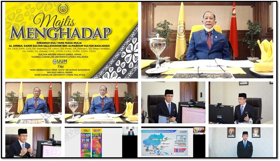 menghadap