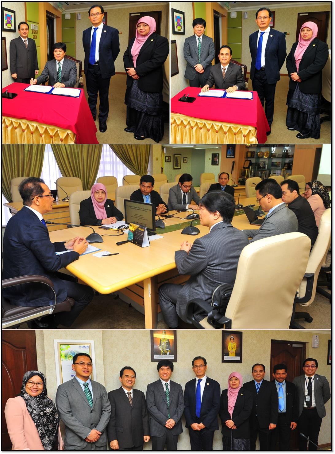 THE VICE CHANCELLOR RECEIVES A COURTESY VISIT FROM DEPUTY PRESIDENT OF SHIBAURA INSTITUTE OF TECHNOLOGY