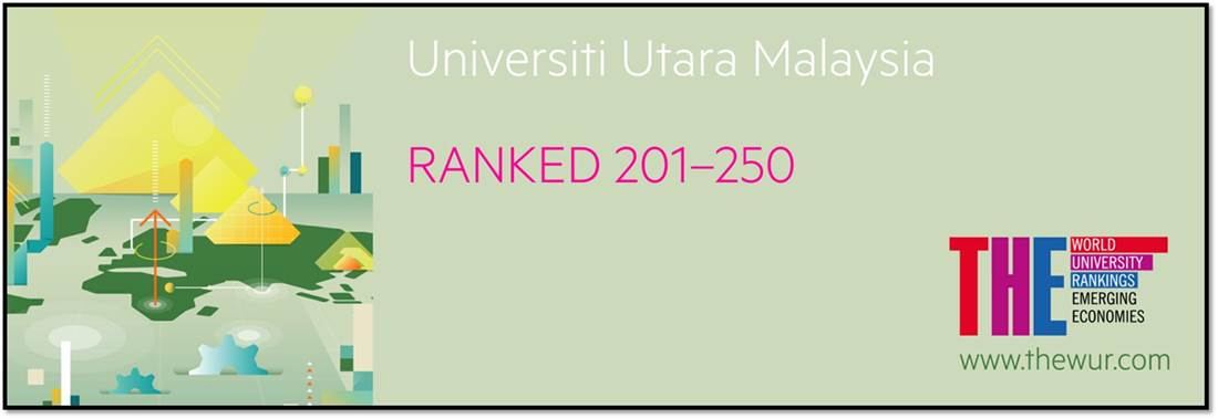 UUM IMPROVES ITS POSITION IN THE EMERGING ECONOMIES UNIVERSITY RANKINGS 2019
