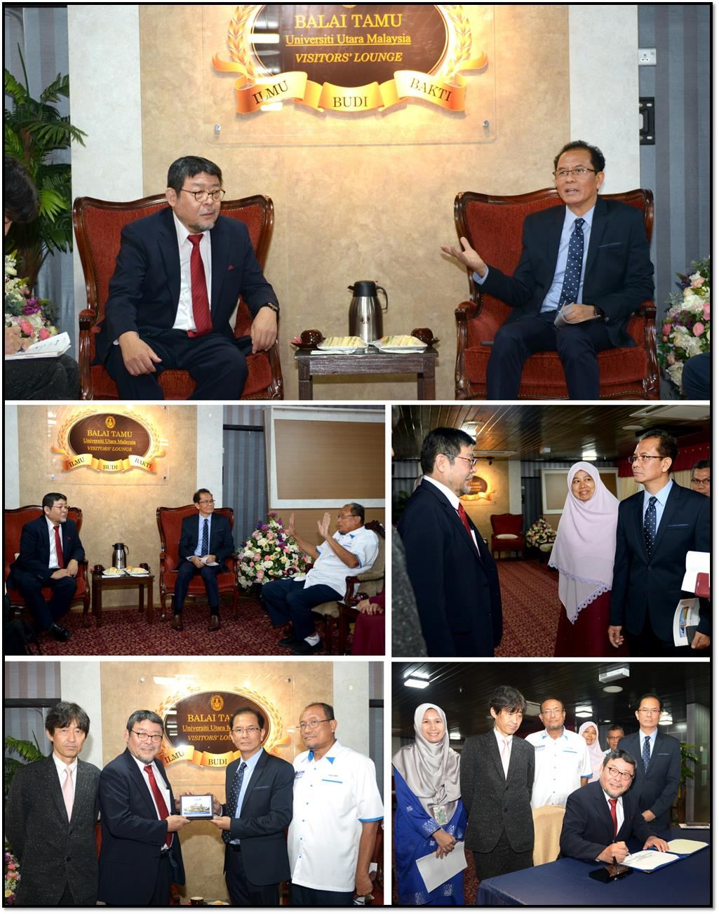 UUM RECEIVES COURTESY VISIT FROM THE PRESIDENT OF KANSAI UNIVERSITY OF INTERNATIONAL STUDIES