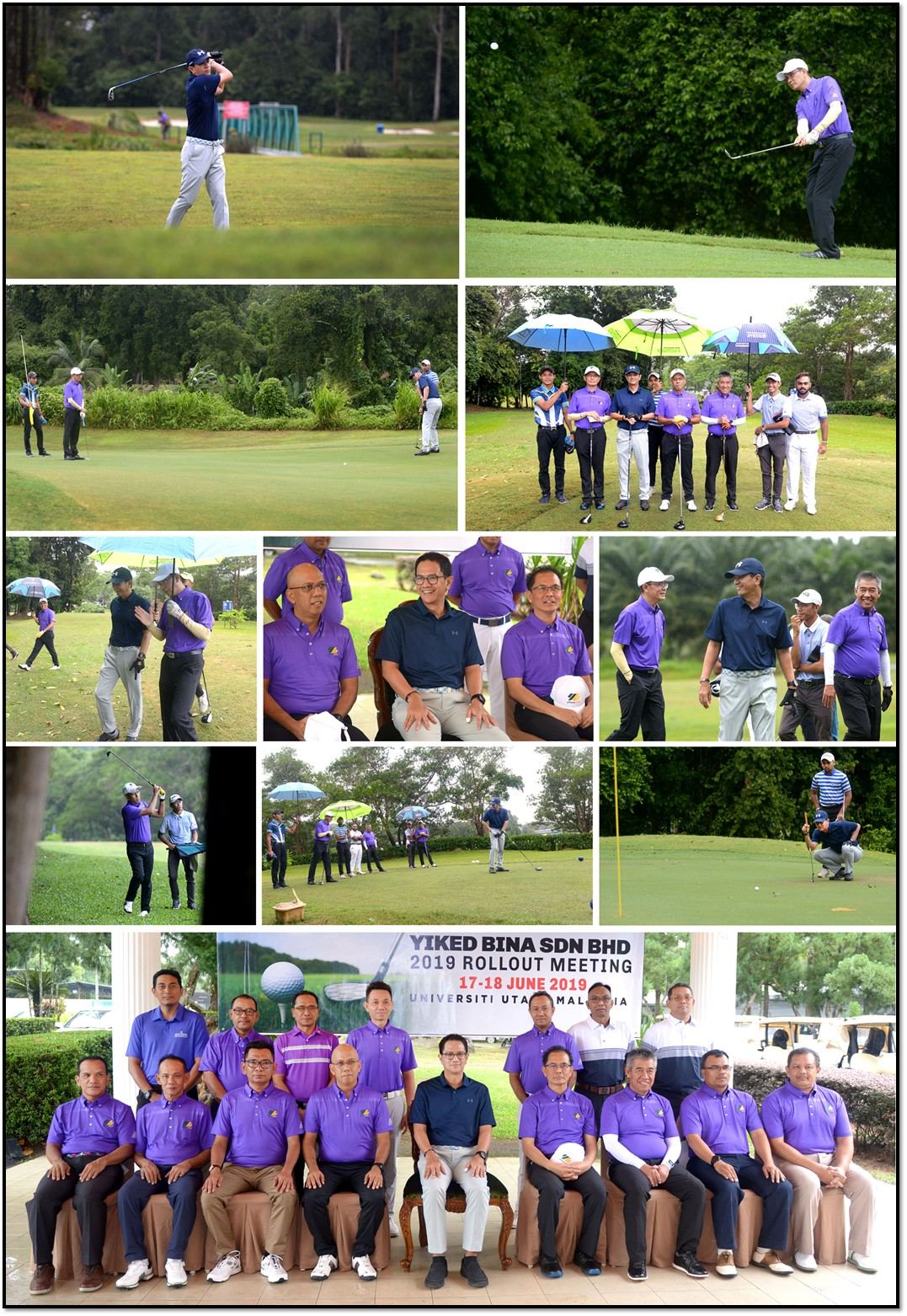 RAJA MUDA TAKES PART IN THE YIKED BINA SDN. BHD. GOLF TOURNAMENT